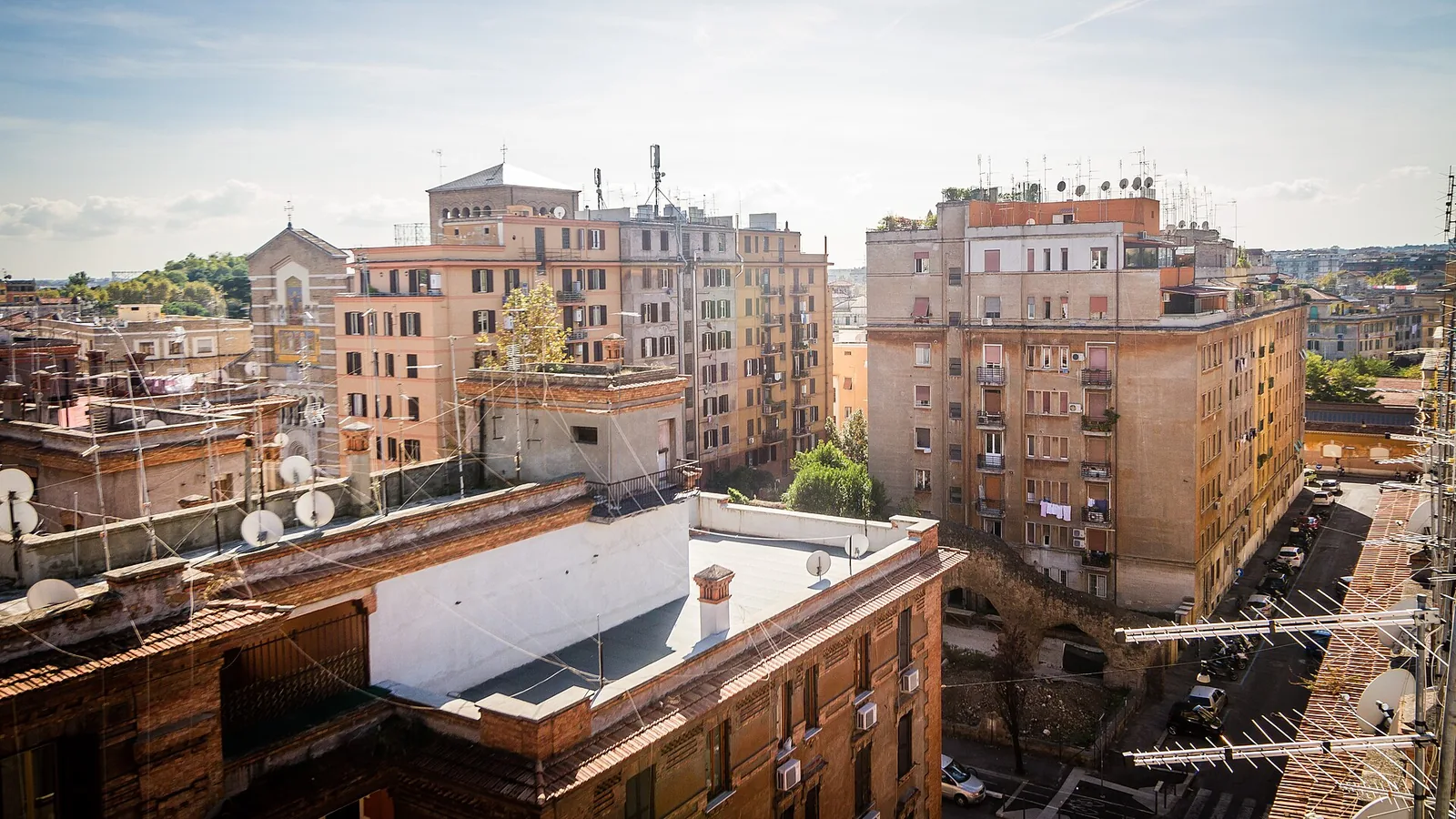 I tetti del rione Testaccio